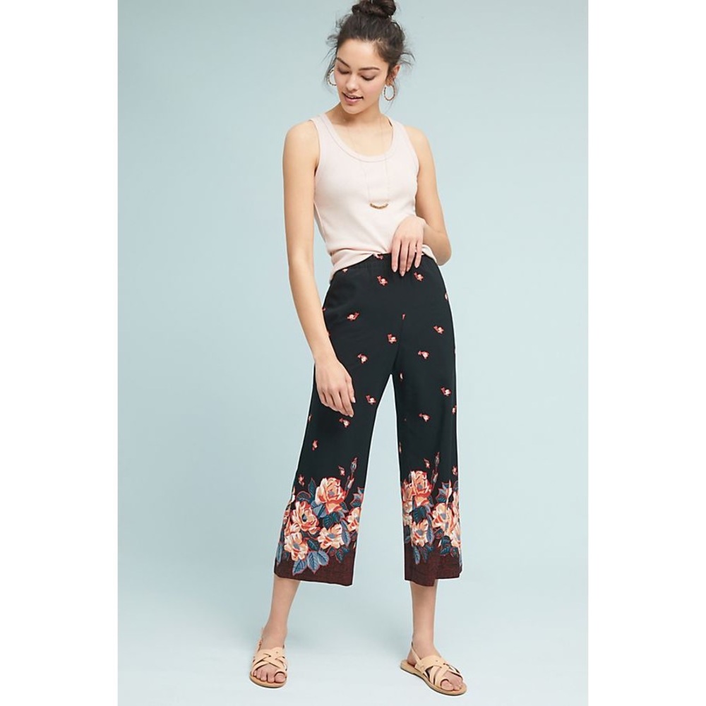 ETT:TWA for Anthropologie Floral Print Pant